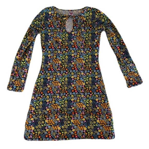 Flower Dress Retro Hippy Vintage Vibe Size Small - Picture 1 of 12